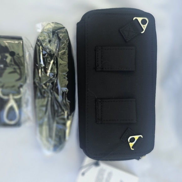 NEW! IHKWIP Convertible Wear Everywhere RFID Wallet Crossbody Bag Handbag Black - Picture 8 of 10